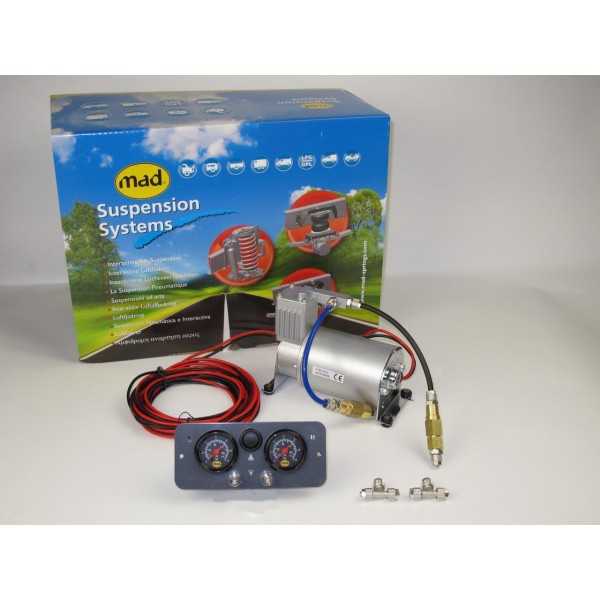 Compresseur pour compensateur double manomètre 12 Volts