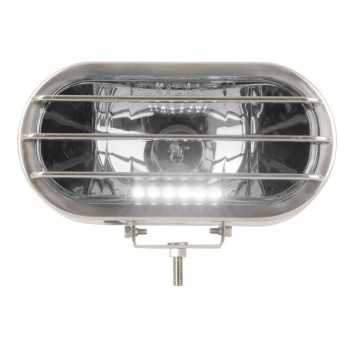 Phare rectangulaire gladiateur avec led 12 V H1 55W