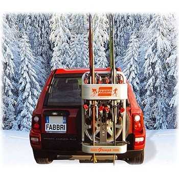 Porte ski aluminium 4 paires
