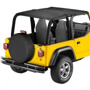Bikini® Tops Bestop® safari noir Jeep Wrangler TJ 1997-2002