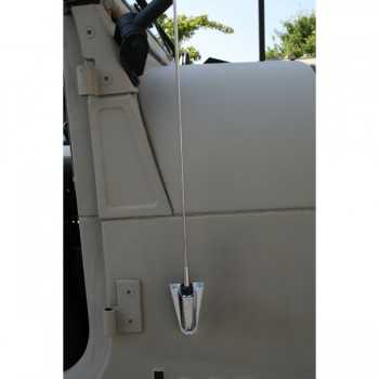 Antenne chromé Jeep CJ ET Wrangler 76-95
