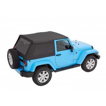 Capotage Bestop® trektop nx plus noir Jeep Wrangler JK 2 Portes 07-18