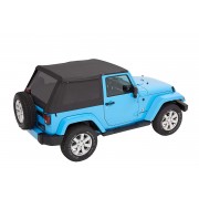 Capotage Bestop® trektop nx plus noir Jeep Wrangler JK 2 Portes 07-18