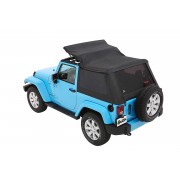 Capotage Bestop® trektop nx plus noir Jeep Wrangler JK 2 Portes 07-18
