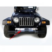 Couvre châssis avant inox Jeep Wrangler TJ 1997-2006
