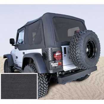 Capotage de remplacement RUGGED RIDGE noir Jeep Wrangler TJ 1997-2006