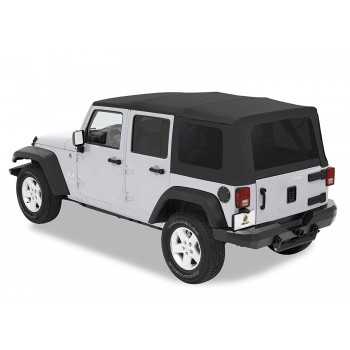 Capotage Supertop® BESTOP noir Jeep Wrangler 2007-2018