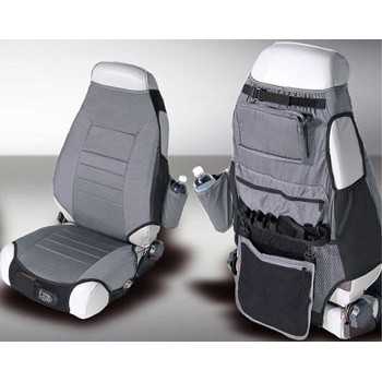 Housse de siege grise Jeep CJ-YJ-TJ 1976-2006