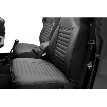 Housse de siege avant noir Jeep Wrangler TJ 1997-2002