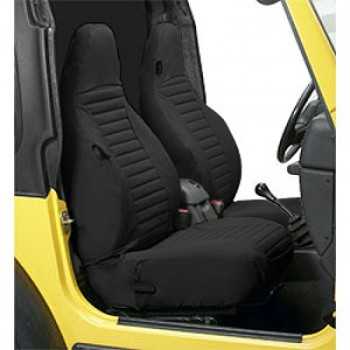 Housse de siege avant noir Jeep Wrangler TJ 1997-2002