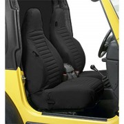 Housse de siege avant noir Jeep Wrangler TJ 1997-2002