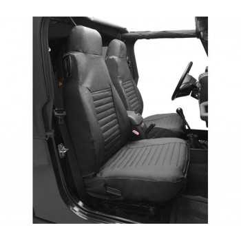 Housse de siege avant noir Jeep Wrangler TJ 1997-2002
