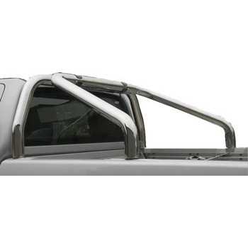 Roll Bar Inox Double Tube de 76 mm de diamètre. Montage Sur le Bord De la Benne, vous permettant ainsi de conserver votre volume