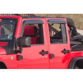 Deflecteur de porte avant et arriere JEEP WRANGLER JK 2007-2018