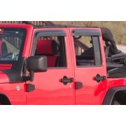 Deflecteur de porte avant et arriere JEEP WRANGLER JK 2007-2018