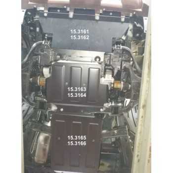 Blindage acier radiateur