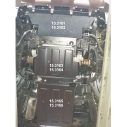 Blindage acier radiateur