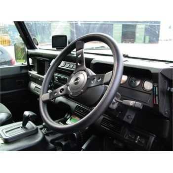 Volant vinyl noir diamètre 38 CM Spécial Land Rover