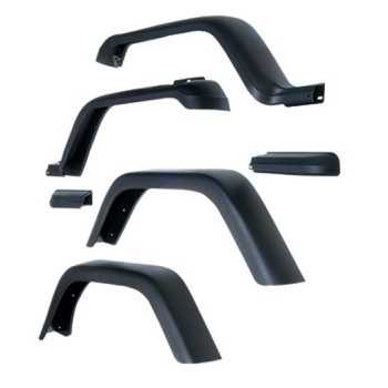 Elargisseur d'ailes Jeep Wrangler YJ 1987-1995 six pièces 18 cm