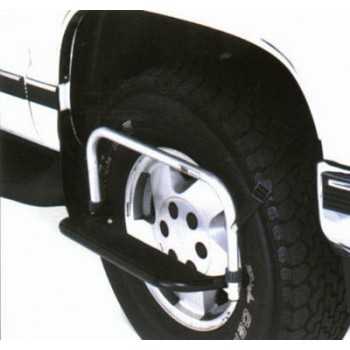 Marche pied aluminium sur roue