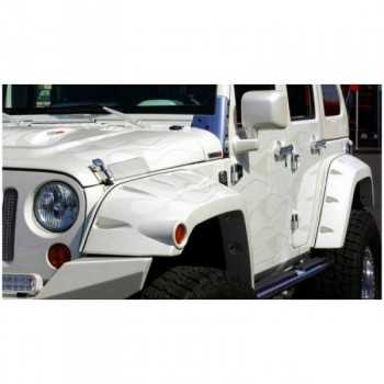 Elargisseurs d'ailes avant Bushwacker Jeep Wrangler JK 2007-2018