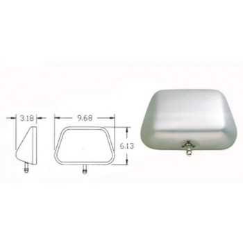 GLACE DE RETRO CHROME DROIT OU GAUCHE